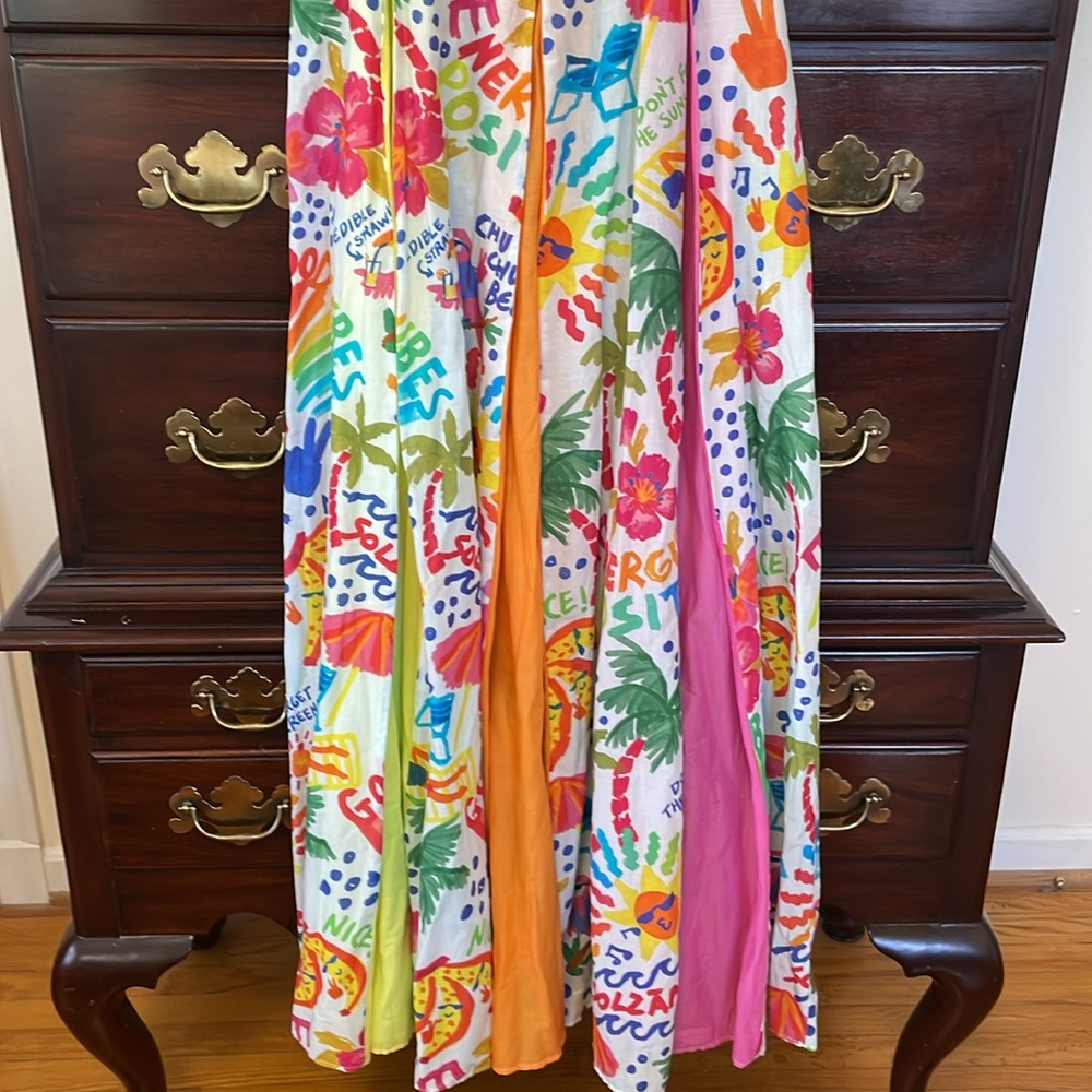 FARM Rio Colorful Panel Maxi Dress - Picture 7 of 11